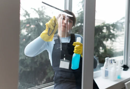 Nettoyage de vitres intérieures et extérieures à Courcelles-de-Touraine